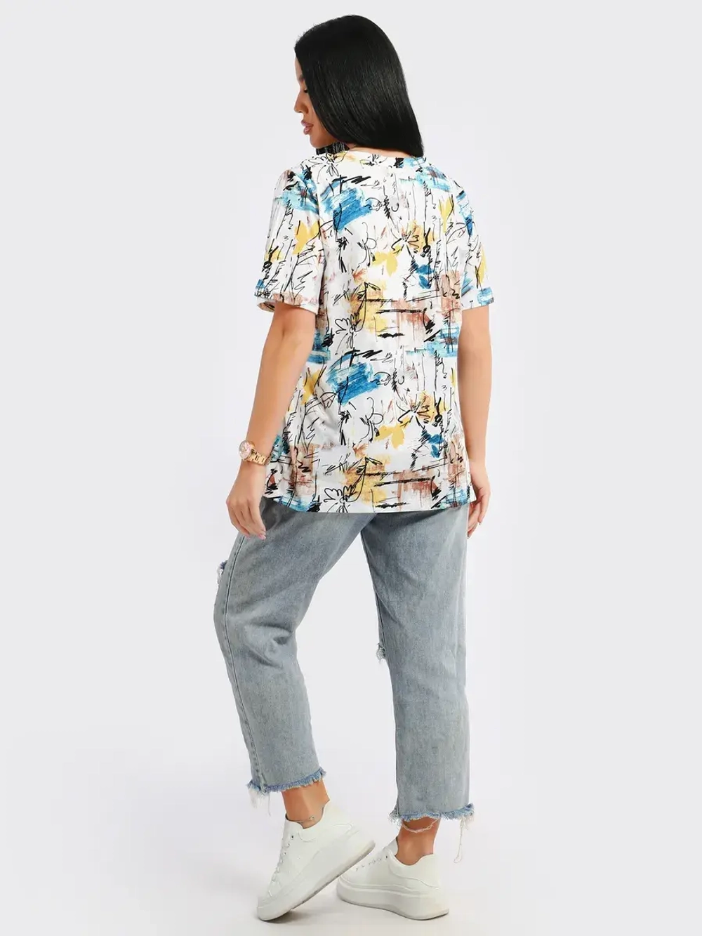 Футболка женская большие размеры