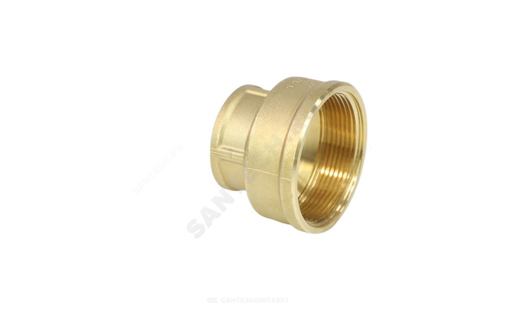 Муфта латунь переходная Ду 40х32 (1 1/2"х1 1/4") ВР/ВР LD LD.65.516.40х32