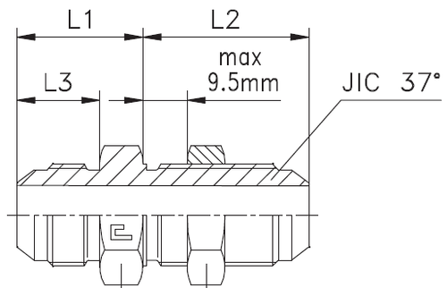 Соединение PD JIC 9/16