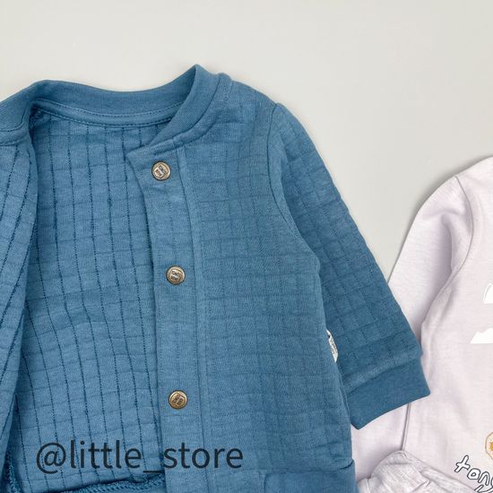 Комплект утепленный "Олененок" синий