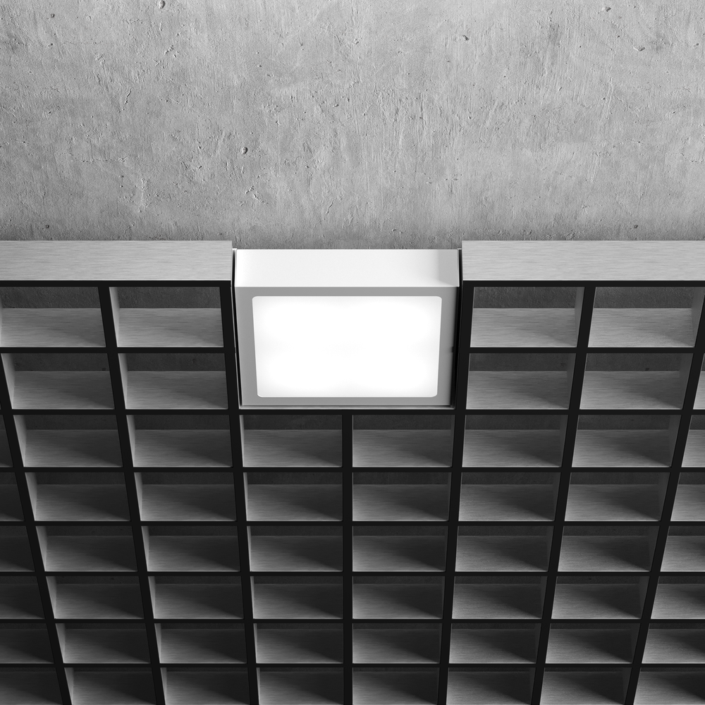 Комплект светильников Geniled Griliato Tetris x2 для ячейки 200x200 40Вт 5000К Опал Белый IP40