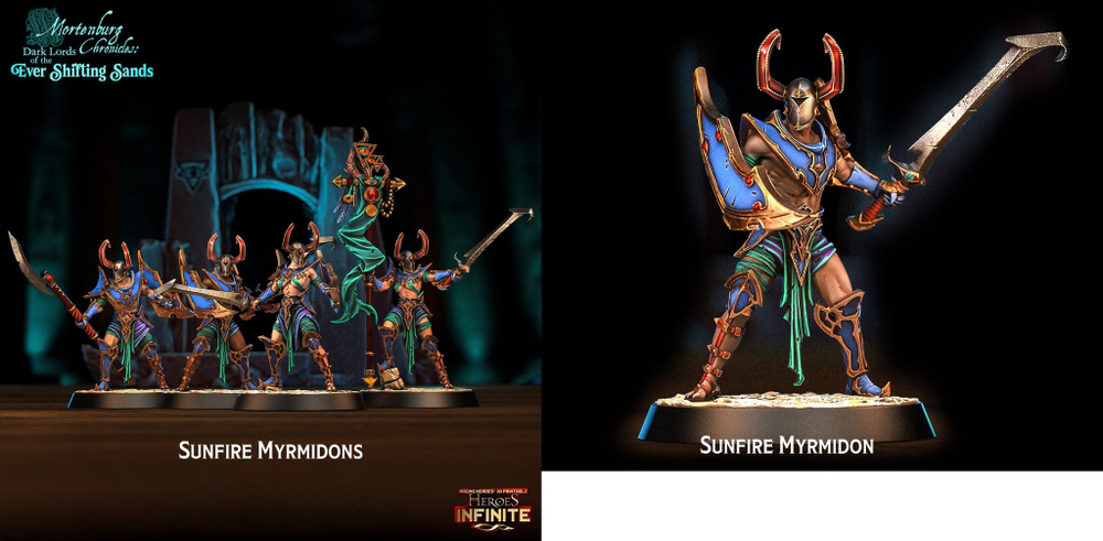 Миниатюра Warhammer Sunfire Myrmidons