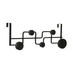 Вешалка дверная Вalia, 51 см, черная