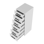 Комод Фьюжн КМ-04 белый