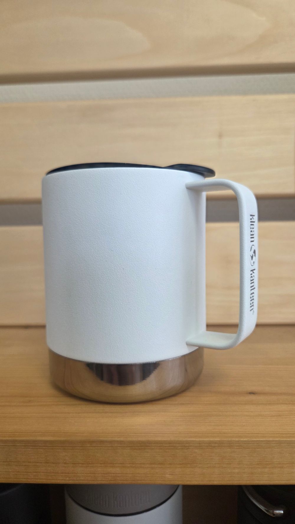 Термокружка Klean Kanteen Camp Mug 12oz (355 мл) White (вмятина на донышке)
