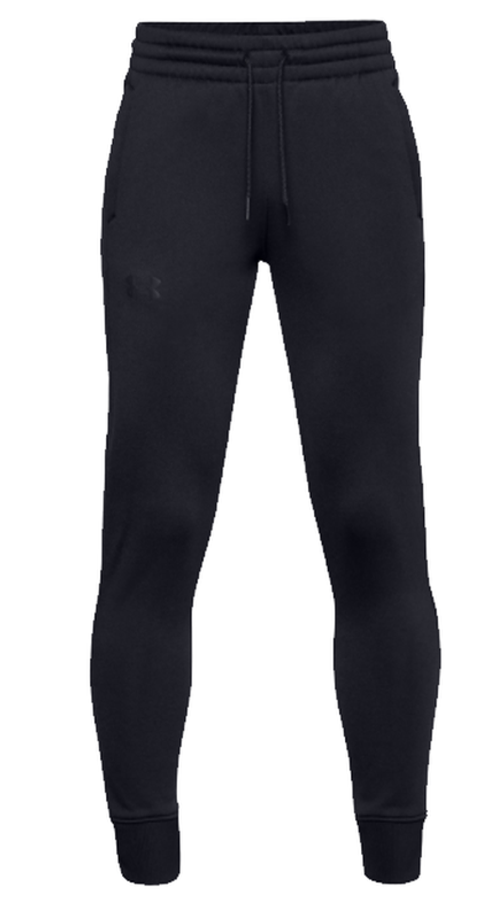 Детские теннисные брюки Under Armour Boys' Armour Fleece Joggers - black