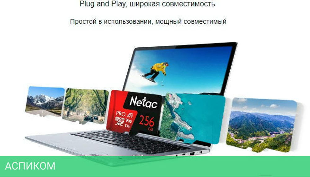 Карта памяти Netac P500 Extreme Pro MicroSDXC 512GB (NT02P500PRO-512G-S)
