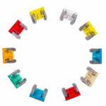 Набор автомобильных предохранителей Микро Korea REXANT