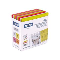Pad 600 Fluo translucent removable adhesive notes 76 x 76 mm