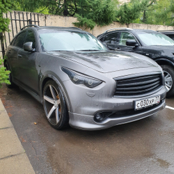 Юбка Nismo для Infiniti QX70 FX37 FX50 FX30d