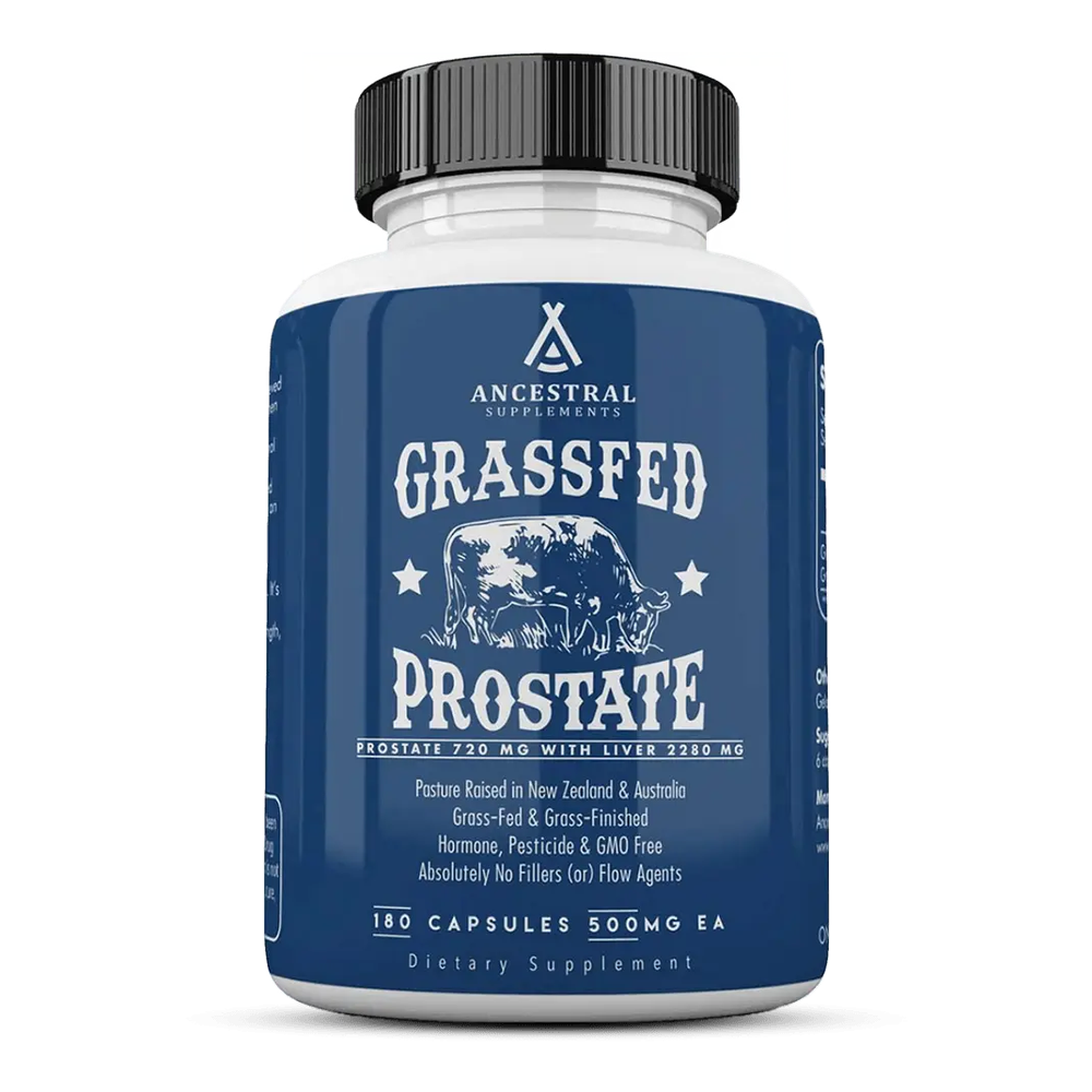 Ancestral Supplements - Grass Fed Prostate 180 capsules 500mg