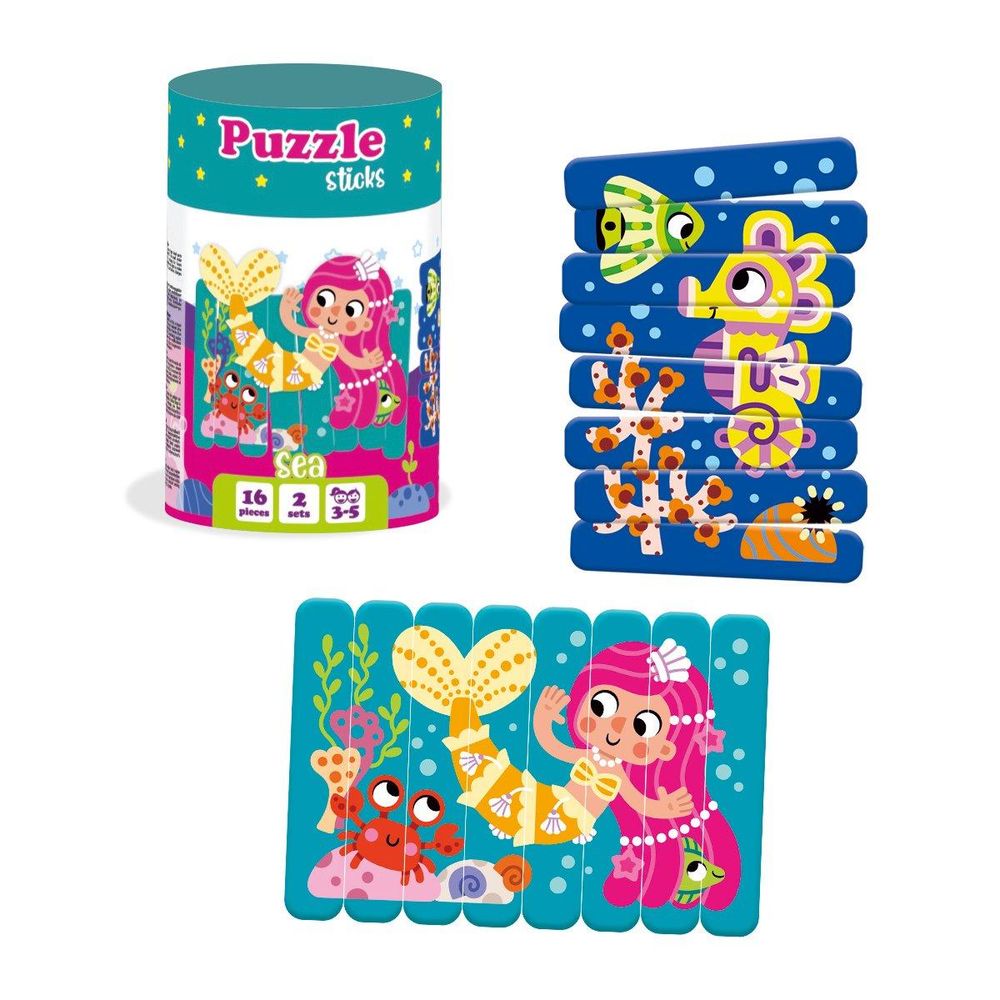 Пазлы-палочки "Море" / "Sea" 16 эл.