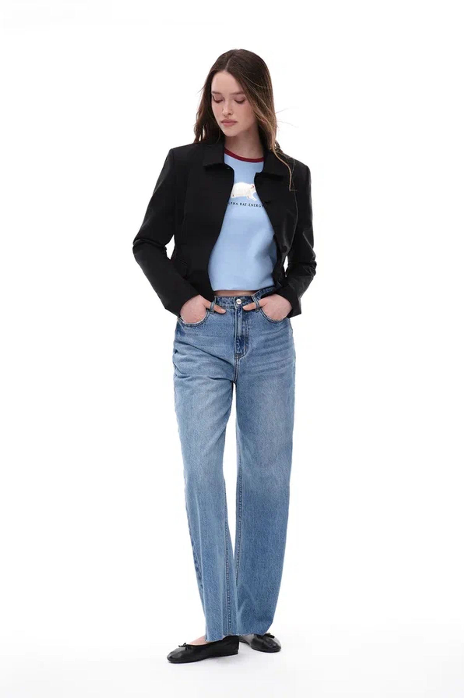 Джинсы (Утро после свиданки), светло-синие