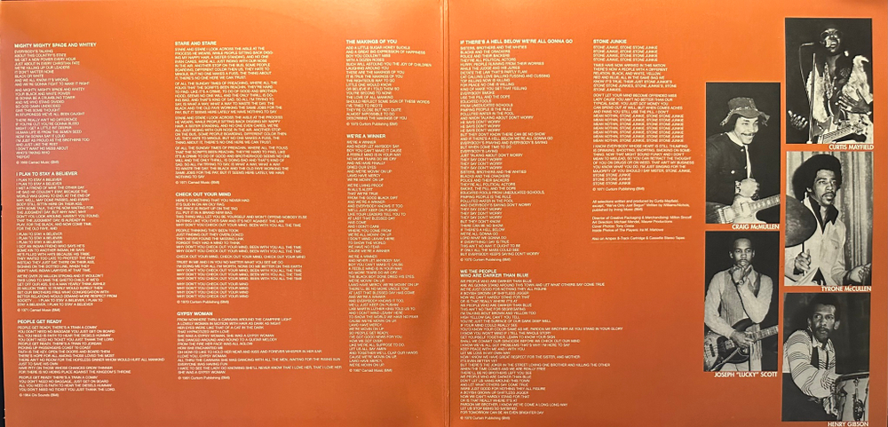 Curtis Mayfield ‎– Curtis / Live! 2LP (США)