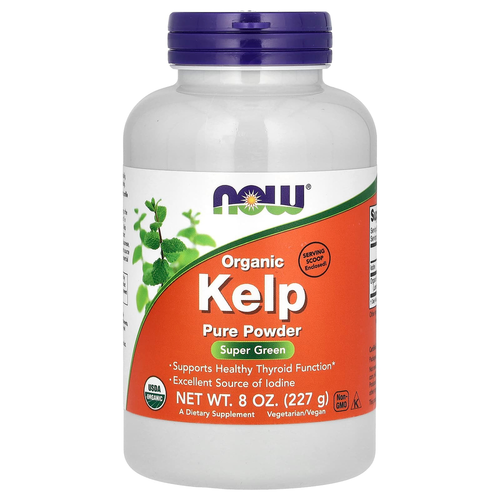 NOW Foods, чистый порошок из органических водорослей, 227 г (8 унций)
