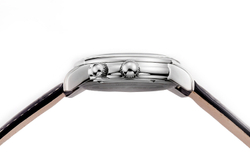 ZEPPELIN Piaget Collection Quartz Movement Men"s Watches Watch White Dial Stainless Steel Case Leather Strap