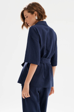 23524 Блузка женская (темно-синий)