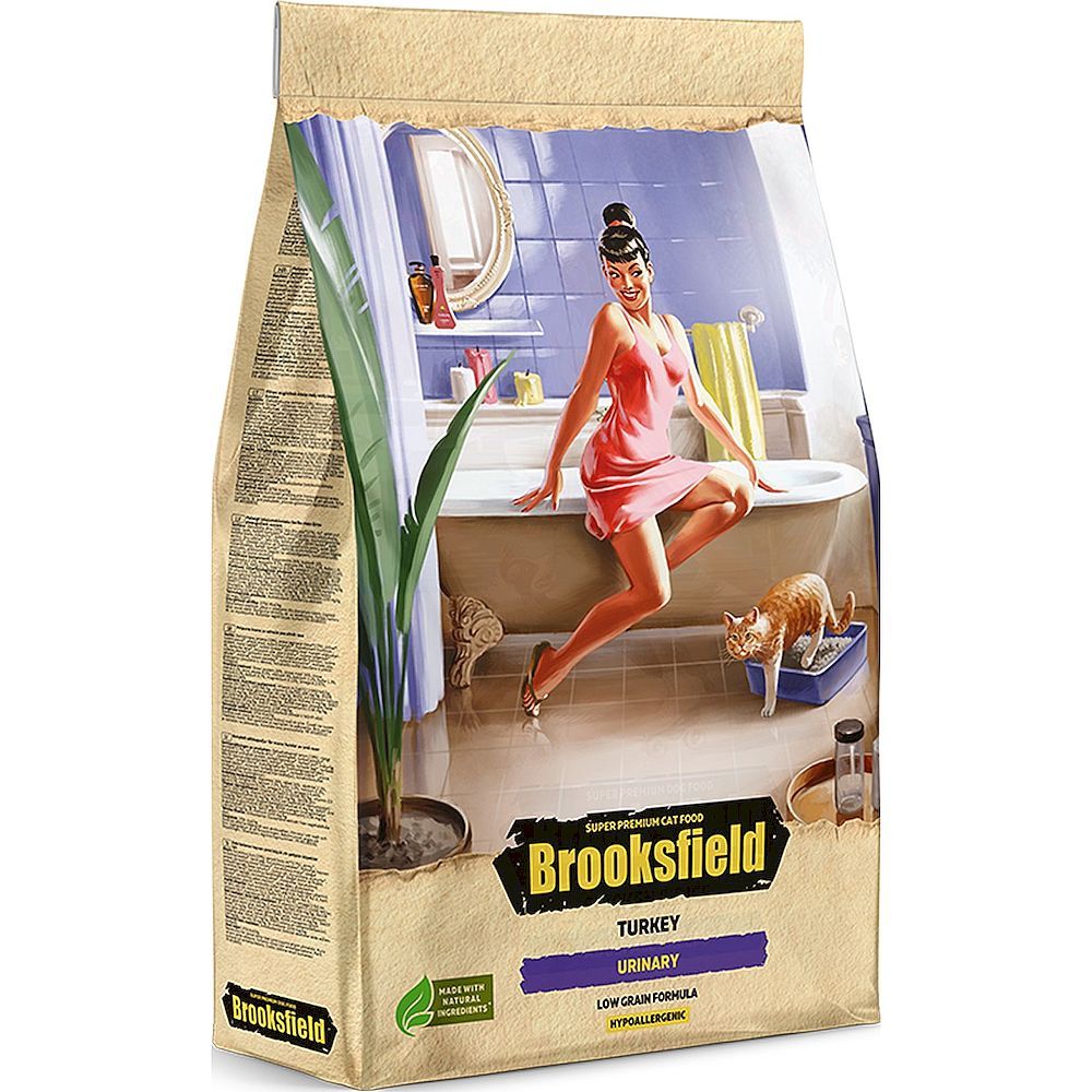 Сухой корм BROOKSFIELD Adult Cat Urinary Turkey для взрослых кошек с индейкой, Пакет 6 кг Сухой корм BROOKSFIELD Adult Cat Urinary Turkey для взрослых кошек с индейкой, Пакет 6 кг