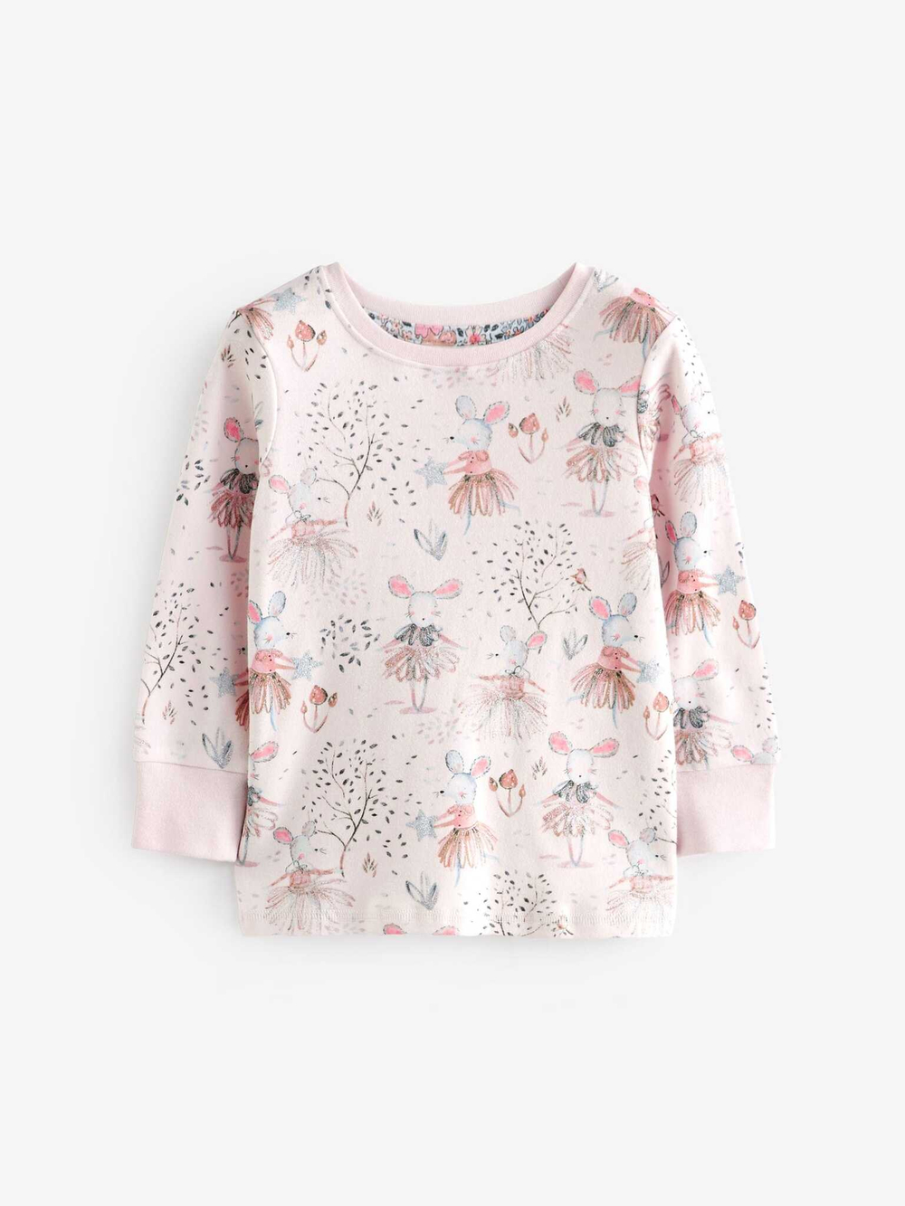 Пижама для девочки Next Q96-761, 3 шт., Розовый, Голубой