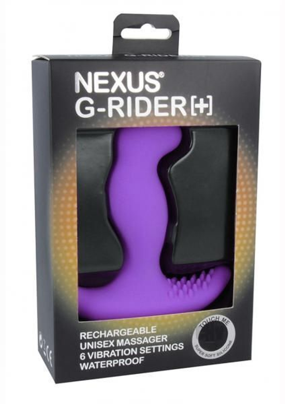 Фиолетовый вибромассажер простаты Nexus G-Rider+ - 12,6 см. (Цвет: фиолетовый)