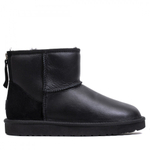 Ugg Mens Classic Mini Zip Metallic Black