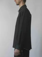 Рубашка Sashina Fringe черная