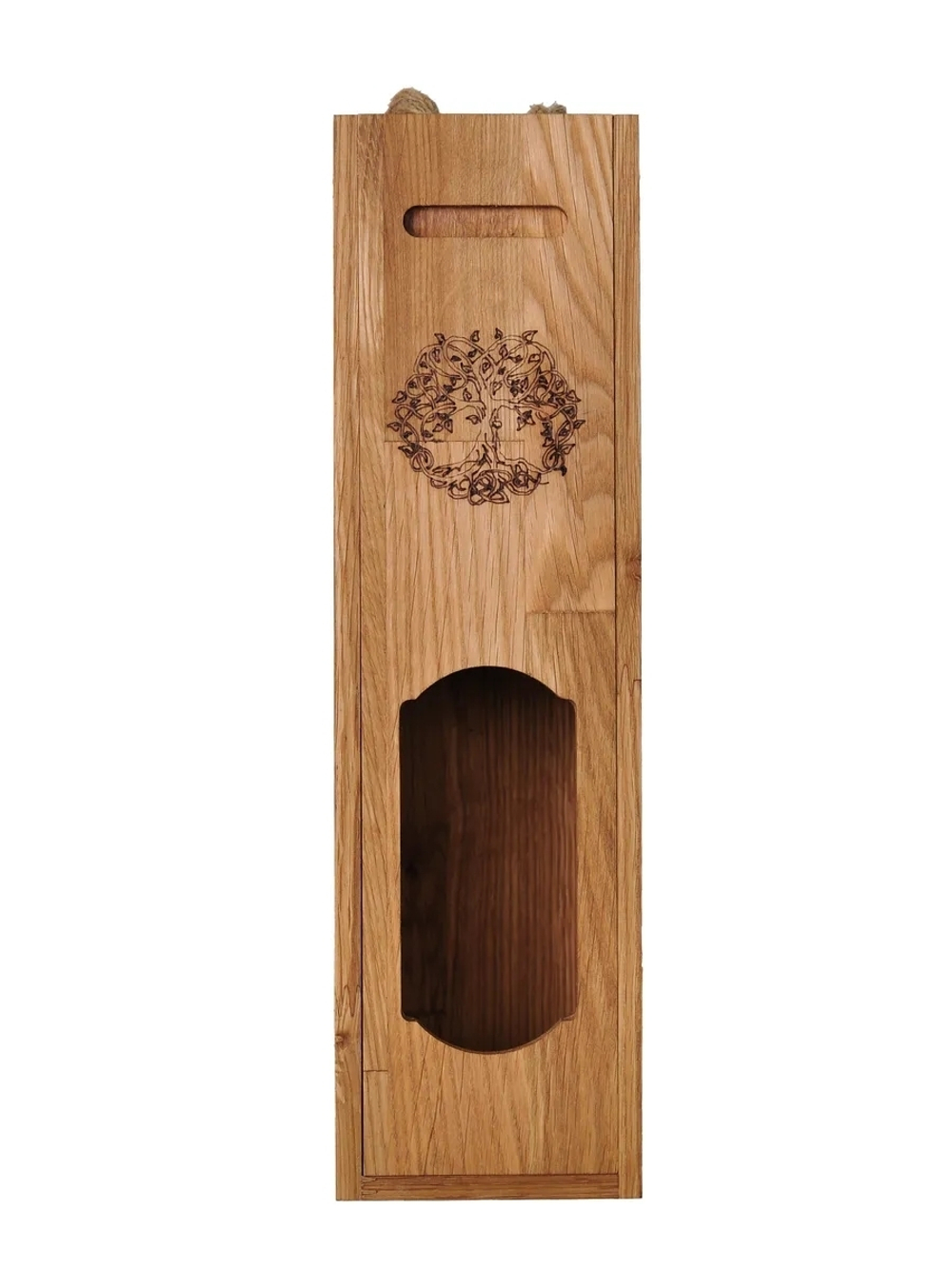 Подарочная коробка для вина из массива дуба