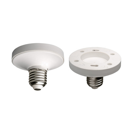 LH27-GX53 Переходник с цоколя Е27 на GX53. Материал корпуса PBT