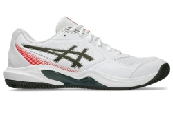 Мужские кроссовки теннисные Asics Gel-Dedicate 9 Clay - white/vintage khaki