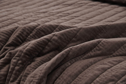 Покрывало 240x260 и 2 наволочки 50х70 Sofi De MarkO Фердинанд кофейное