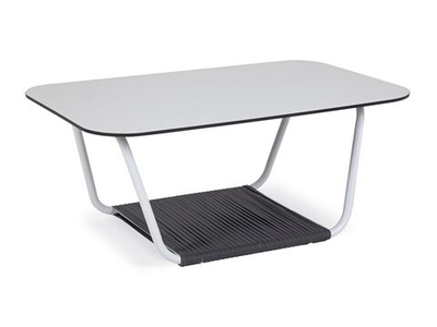 Столик журнальный Глория 90х60 см (GRAY-90-60-G-4sis white) молочный