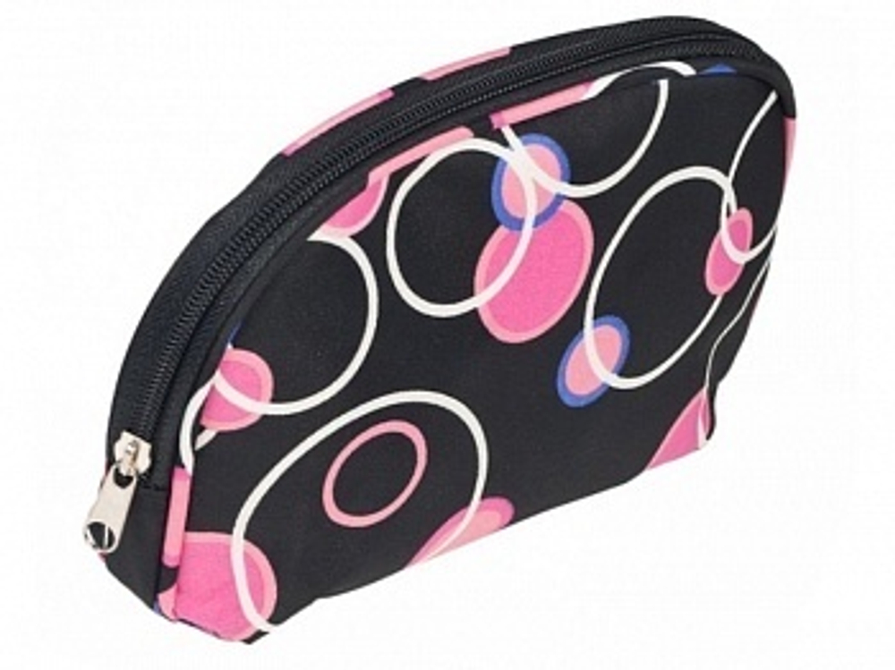 Косметичка "Розовые круги"14,5*22см