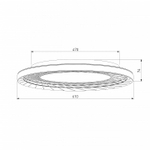 Накладной светильник Eurosvet Parafe 40023/1 LED серый