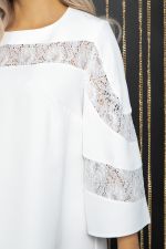 Платье с кружевом Роскошный выход (айвори) П14400-13М LT Collection