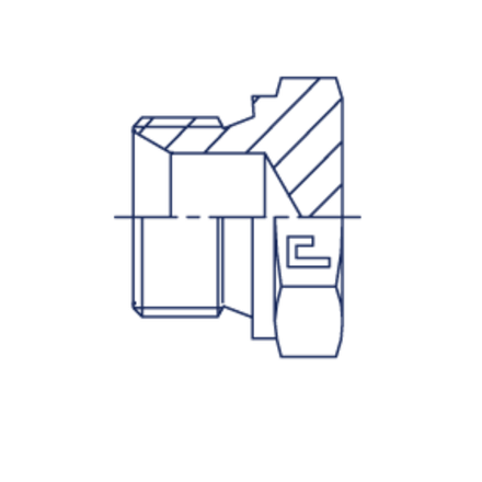Заглушка V BSP 1.1/2" CAST