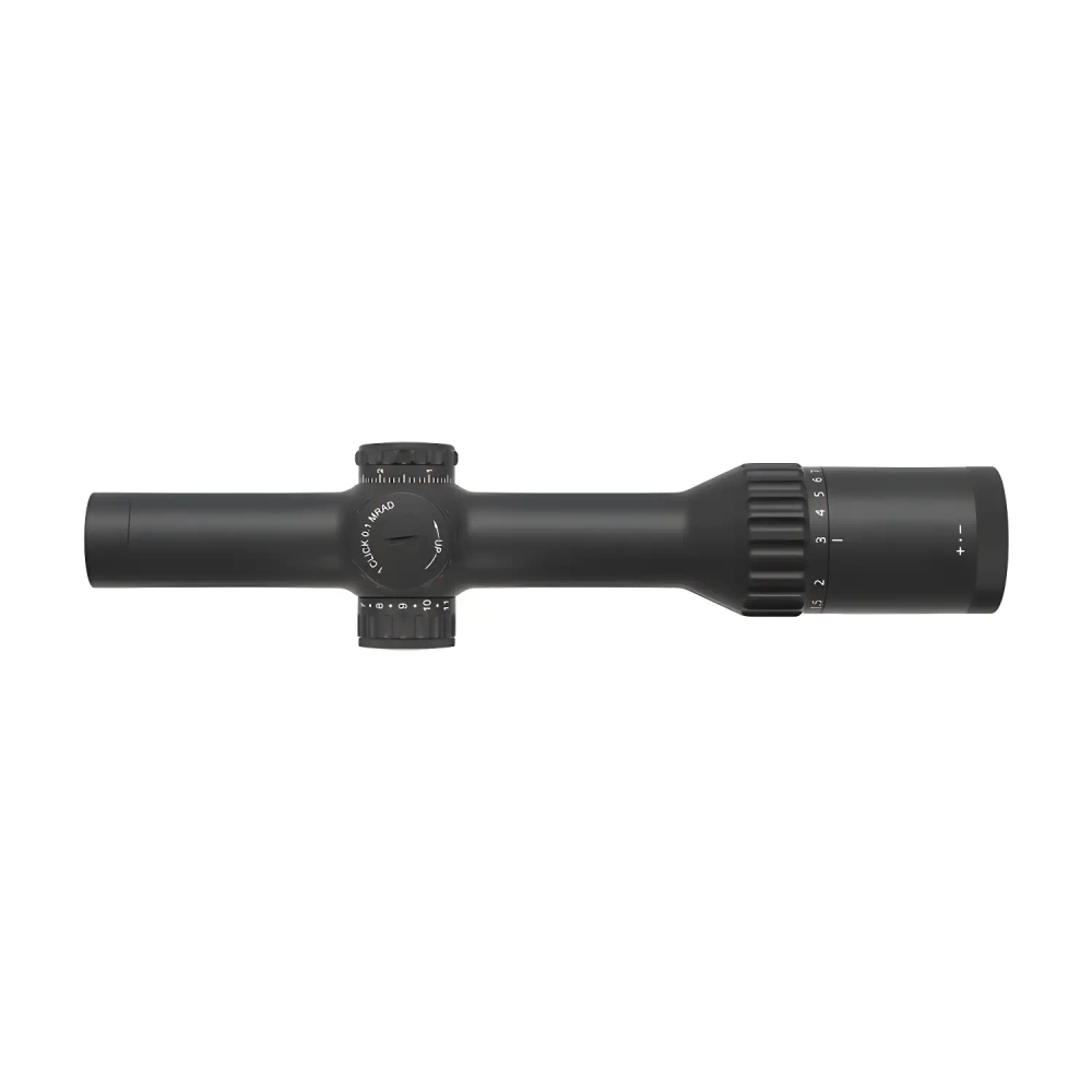 Оптический прицел Vector Optics Continental X10 1-10х24I ED FIBER (SCOC-47) вид сверху с настройками