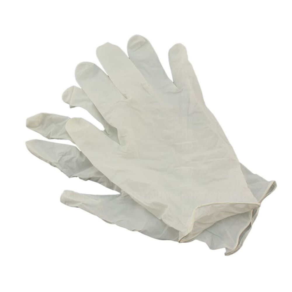 Перчатки одноразовые белые