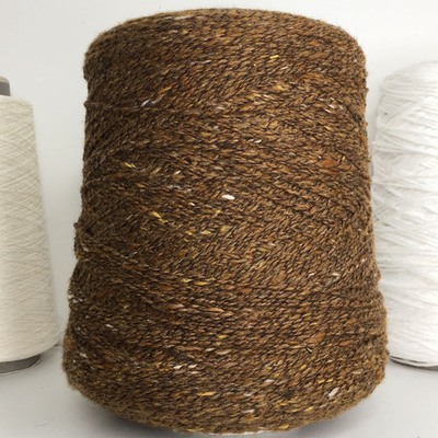 SCUBIDU Biagioli Modesto 450м/100гр 30% кашемир, 70% меринос col. 17B светло-коричневый меланж с вкраплениями