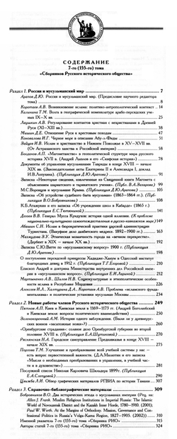 Сборник Русского исторического общества. Т. 7 (155). Россия и мусульманский мир