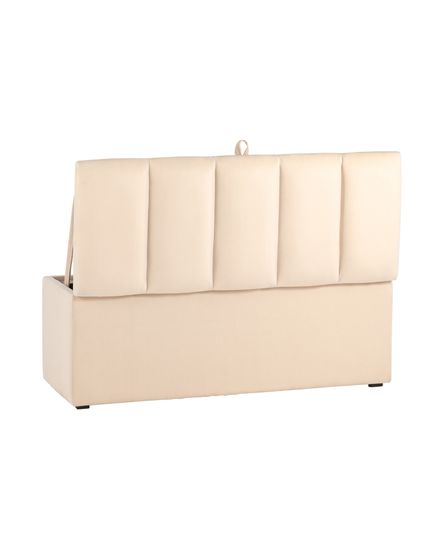 Пуф с крышкой Нильсон 2 велюр бежевый