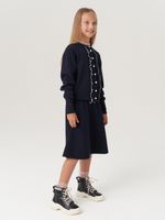 Кардиган школьный для девочки AT585 синий