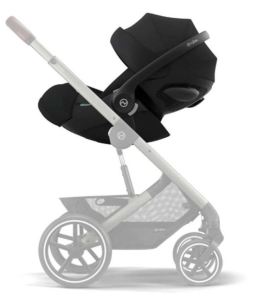 Коляска 3 в 1 Cybex Priam IV Rosegold и автокресло Cloud G i-Size Moon Black Plus Sepia Black