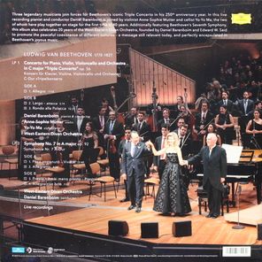 Anne-Sophie Mutter, Yo-Yo Ma, Daniel Barenboim, West-Eastern Divan Orchestra / Ludwig Van Beethoven: Triple Concerto - Symphony No. 7 (2LP)