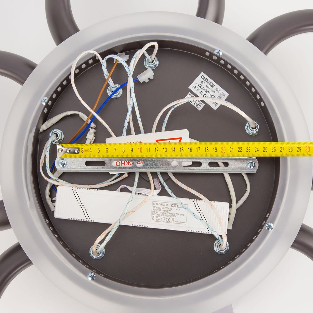 Citilux Паркер Смарт CL225A160E RGB Умная люстра Белая