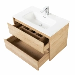 Тумба с раковиной BelBagno KRAFT 80 2C-SO/BB800ETL Rovere Nebrasca Nature