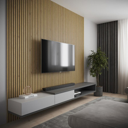 Панель стеновая реечная МДФ 3D Line Modern L06 Дуб альпийский 2750 мм