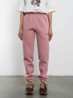 Брюки джоггеры женские розовая пудра с начесом
