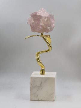 Статуэтка "Цветок" TD052L розовый Fleur Teona Decor