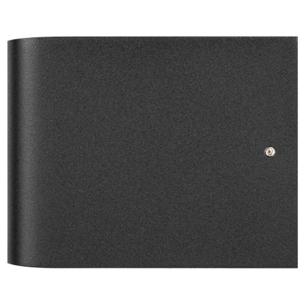 Светильник декоративный настенный светодиодный ЭРА WL3 BK 6Вт 3000К черный