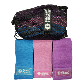 Fitness Formula Набор резинок тканевых, 3 шт